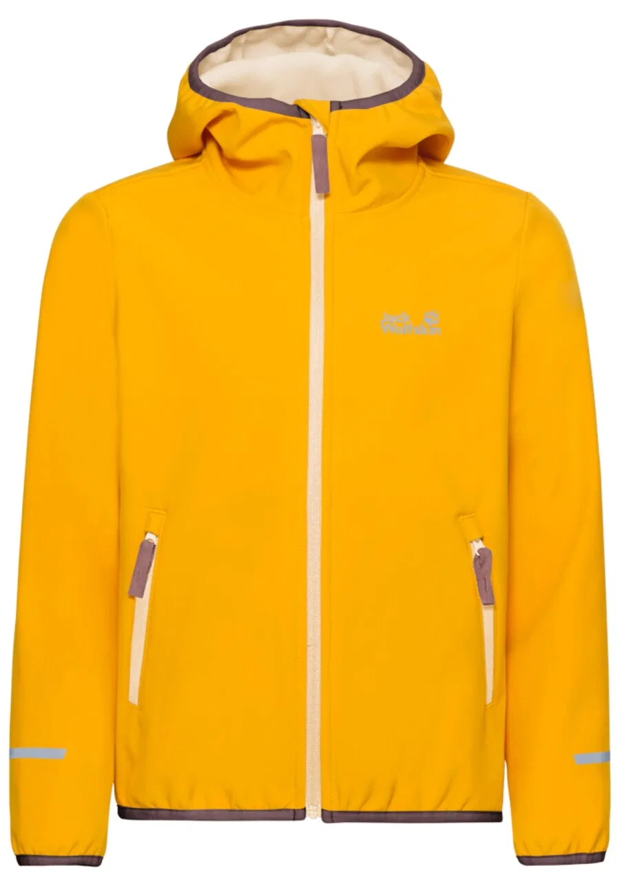 Куртка для активного отдыха Jack Wolfskin, желтая