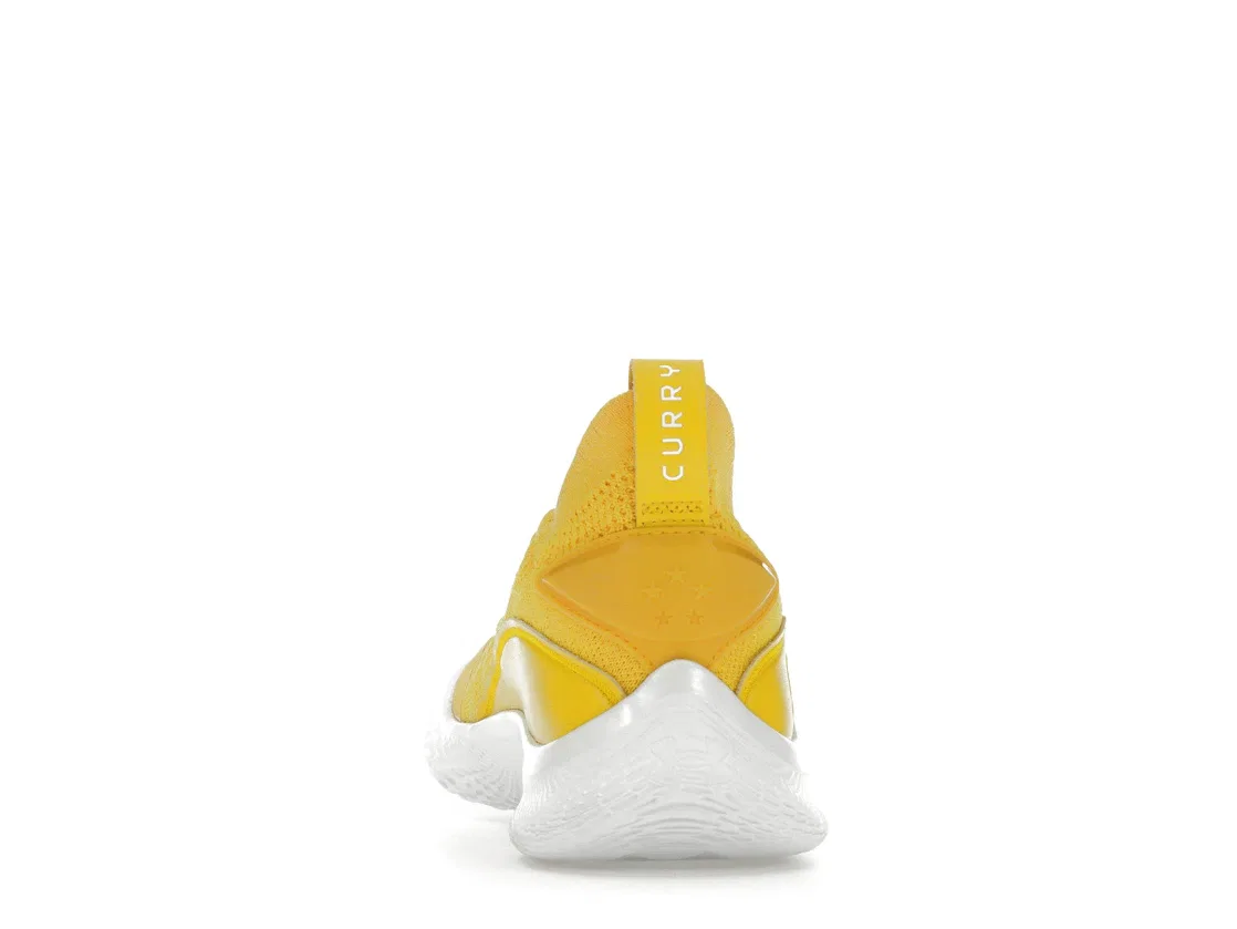Детские кроссовки для баскетбола Under Armour Curry Flow 8, Taxi Yellow/White/Taxi Yellow — фото 4