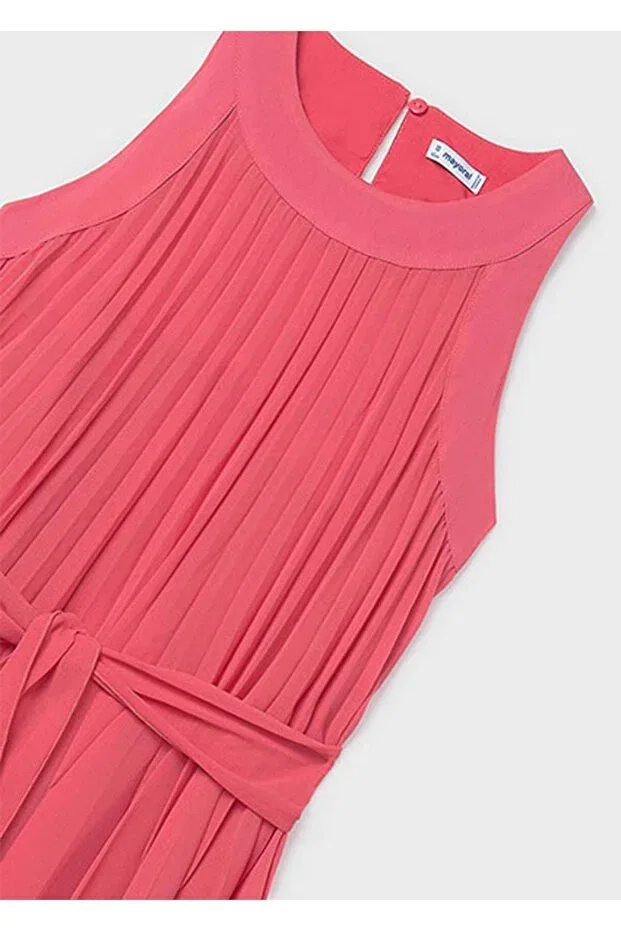 Детское платье для девочек с принтом Summer Girl's Dress Mayoral, Pink — фото 3