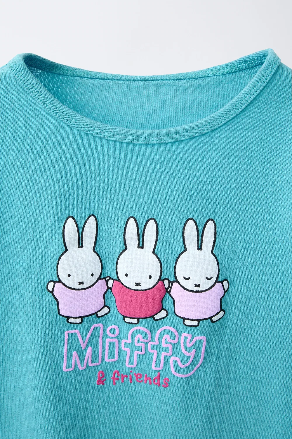 Футболка с вышивкой MIFFY MERCIS BV ZARA, Blue — фото 3