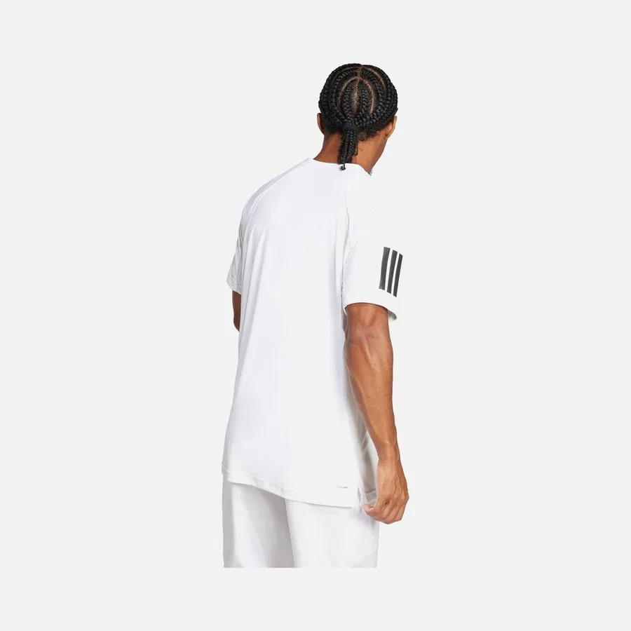 Мужская футболка с длинным рукавом Club Tennis Climacool 3-Stripes adidas, Белый — фото 3