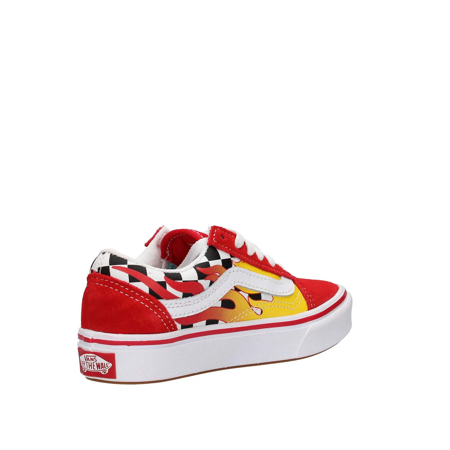 Детские кроссовки для мальчиков с принтом Vans, Red — фото 4