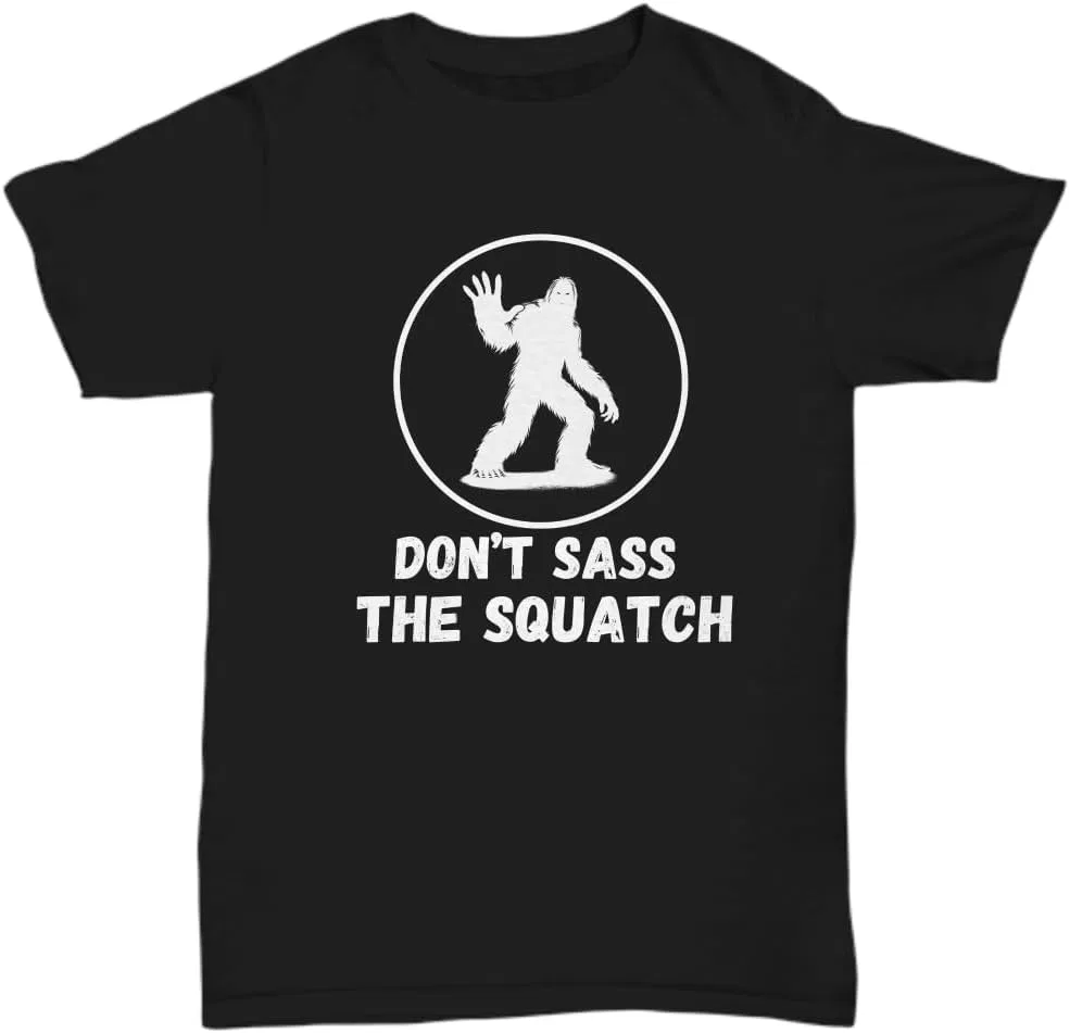 Мужская футболка с принтом Sasquatch, Black