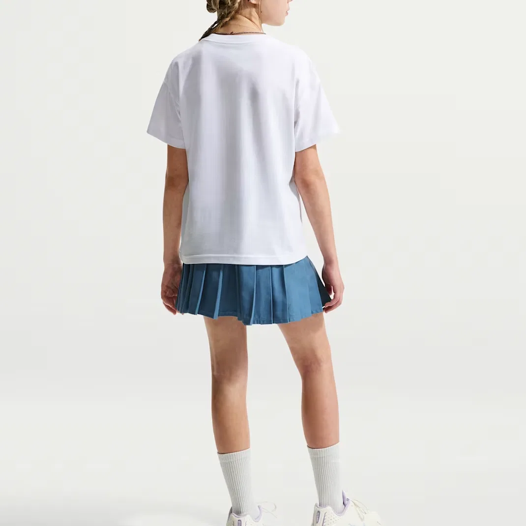 Детская футболка хлопковая Nike, White — фото 4