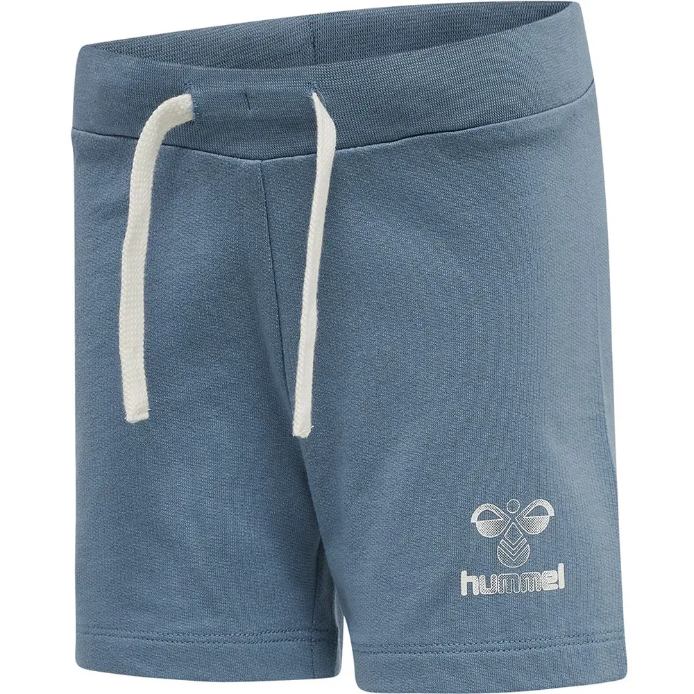 Детские шорты для девочек из футера hmlPROUD SHORTS GIRL Hummel, Blue — фото 3