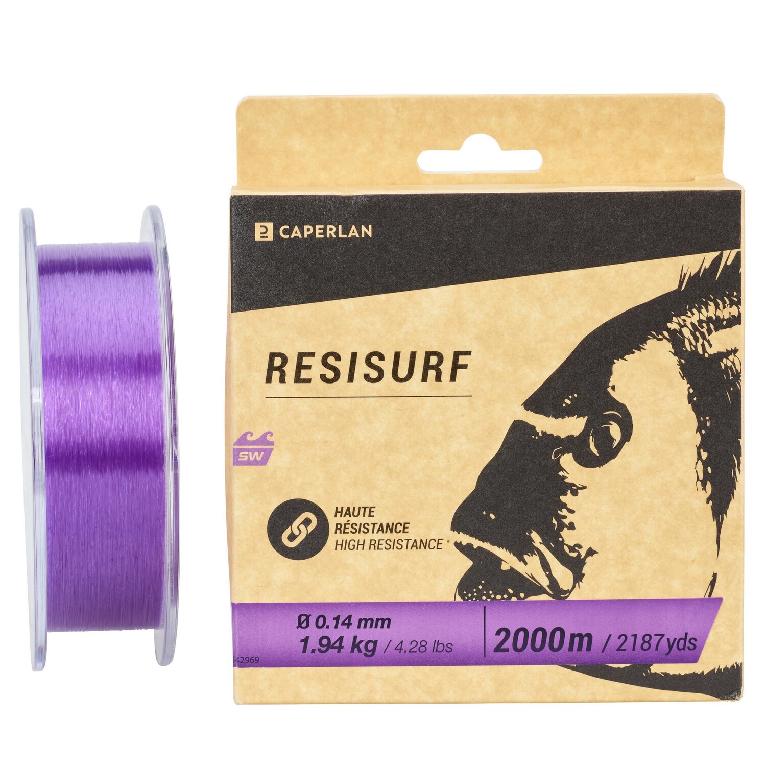 

Леска RESISURF фиолетовая CAPERLAN