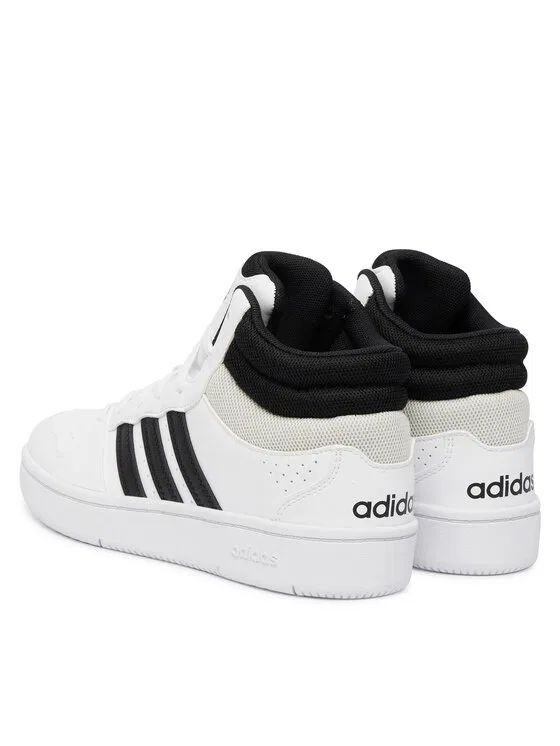 Кроссовки Hoops Mid Classic Shoes Adidas, белый — фото 3