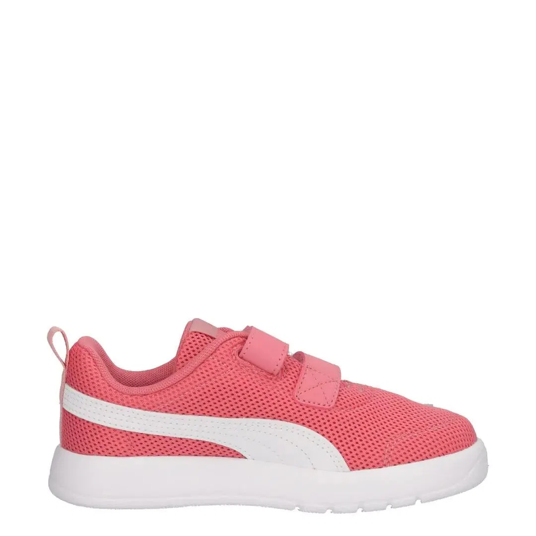 Детские дышащие кроссовки Courtflex V3 Mesh Puma, Роза