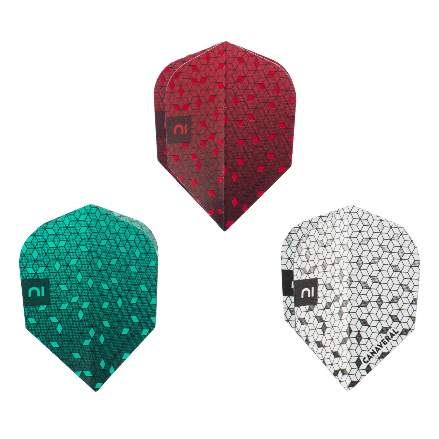 

Комплект перьев для дартса Canaveral Dartflights Shade, 3×3 шт