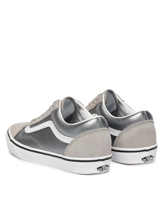 Кеды Old Skool Vans, серебро — фото 3