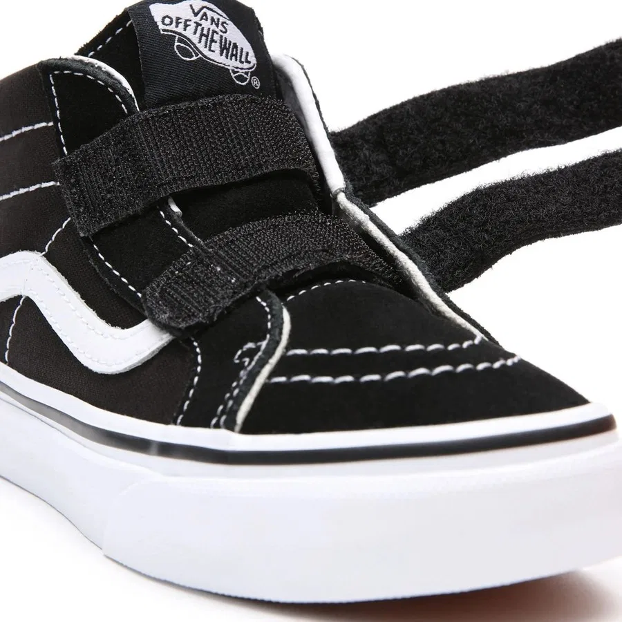 Кроссовки детские с высоким берцем UY Sk8-Mid Reissue V Vans, Черный — фото 2