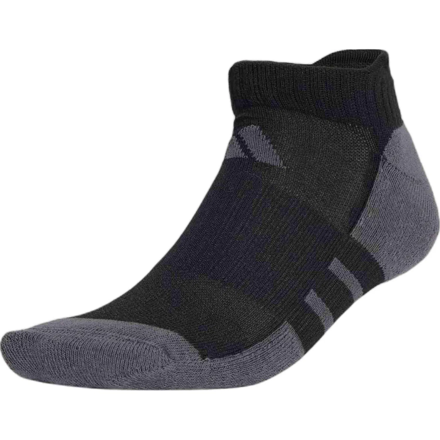 Детские носки-невидимки с принтом 3 пары Adidas, Black Gray