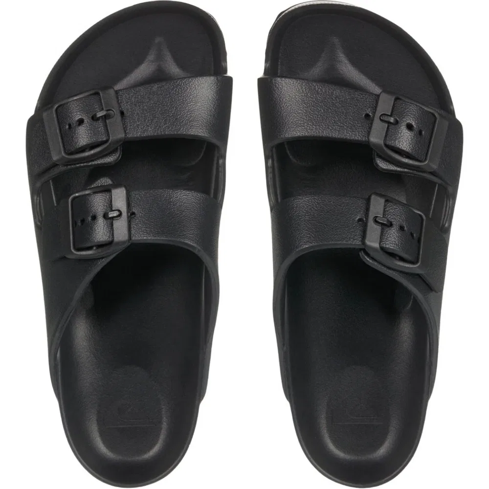 Детские шлепанцы из силикона черные Embark Rf Quiksilver