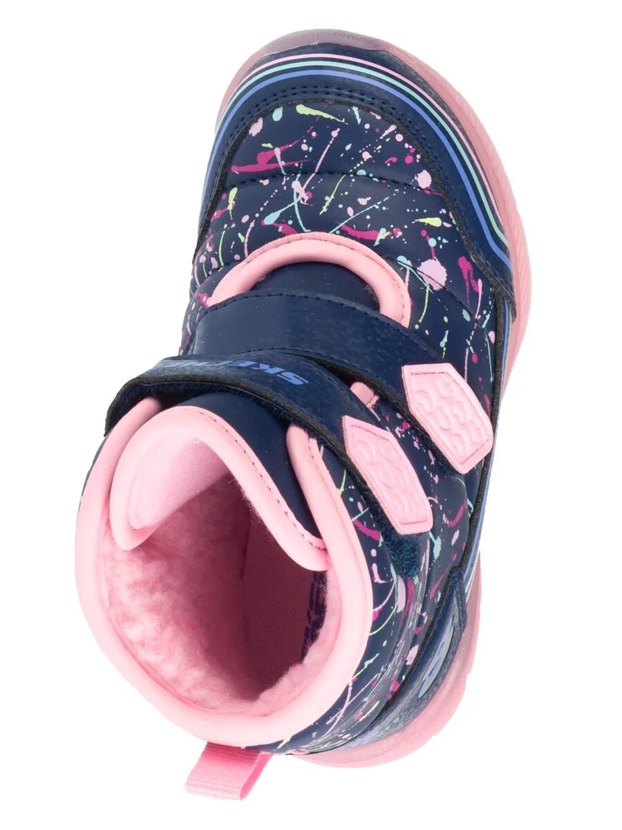 Ботинки SKECHERS 'Skechers Illumi-Brights - Power Paint' темно-синего цвета — фото 4