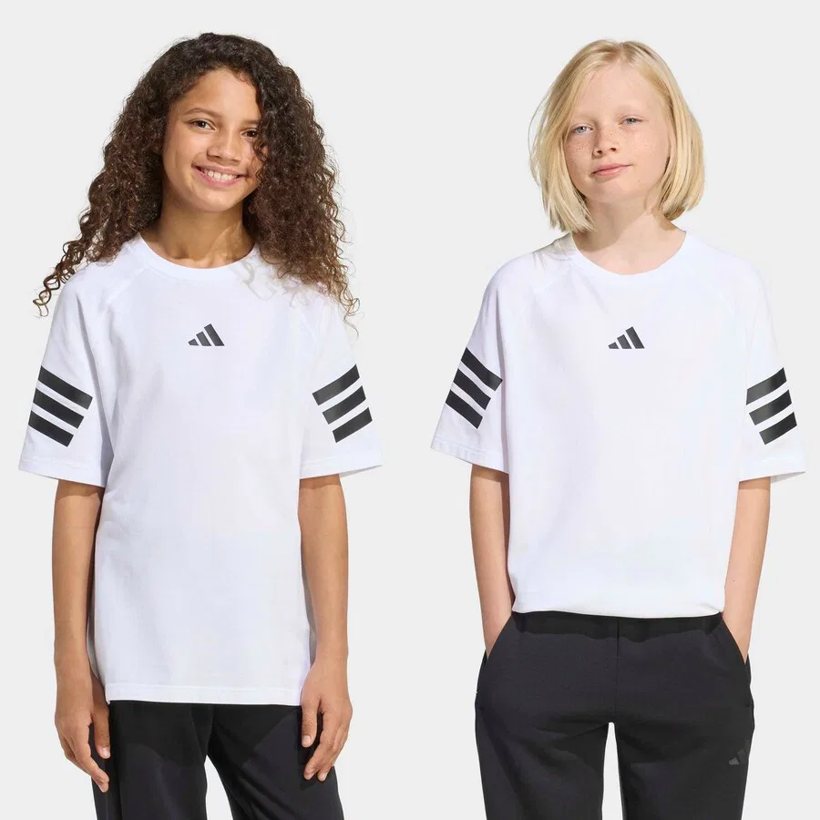 Спортивная футболка ADIDAS SPORTSWEAR Performance белого цвета — фото 3
