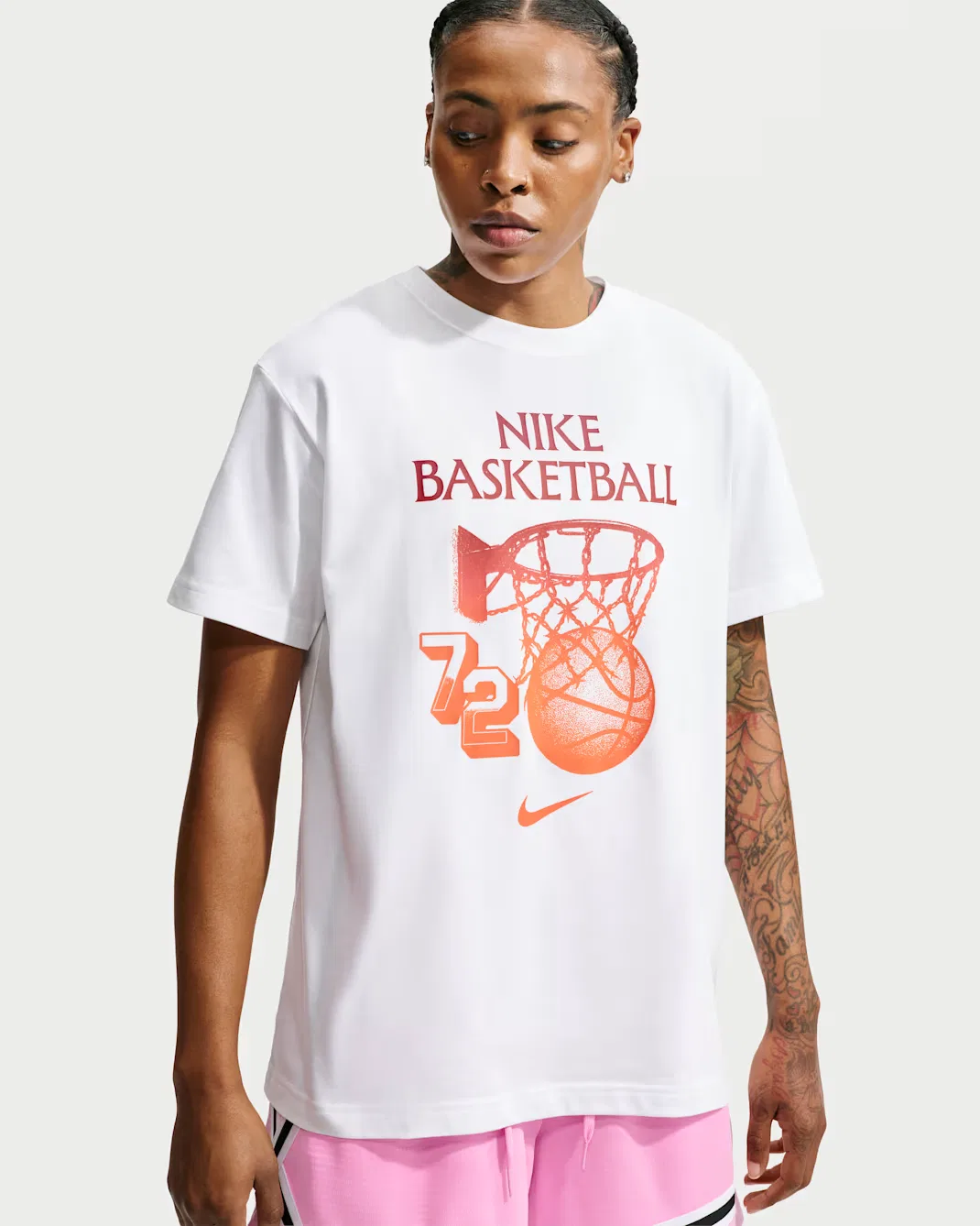 Женская баскетбольная футболка Dri-FIT Nike Move, White