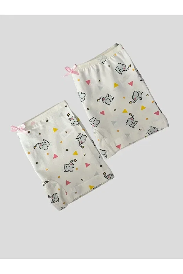Детские боксеры для мальчиков с принтом Elmas Kids, White