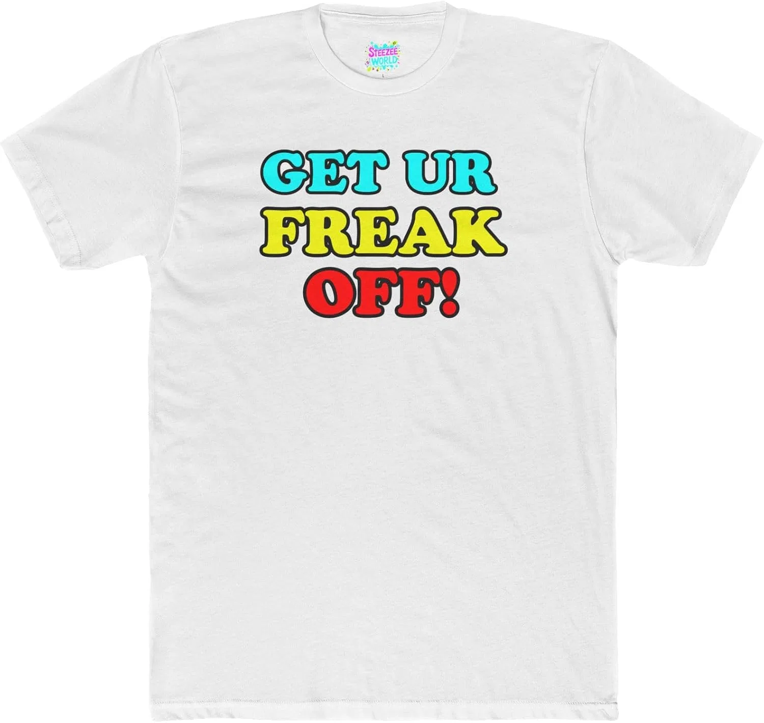 Мужская футболка с принтом Get Ur Freak Off Next Level 3600, White