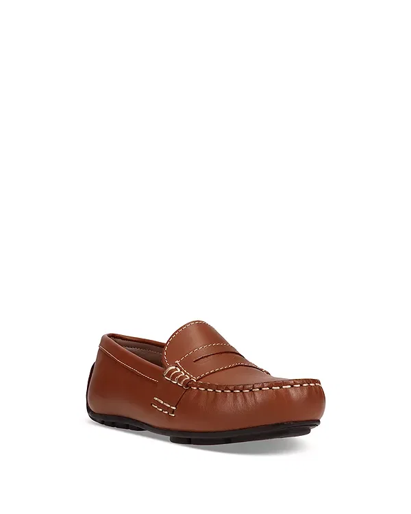 Детские лоферы с прорезью для монетки Ralph Lauren, Tan