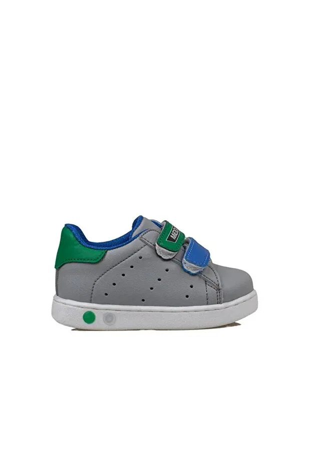 Детские кроссовки для мальчиков со светодиодами Smoked yoyo first step baby lighted sneaker Trend Adımlar, Smoke Grey