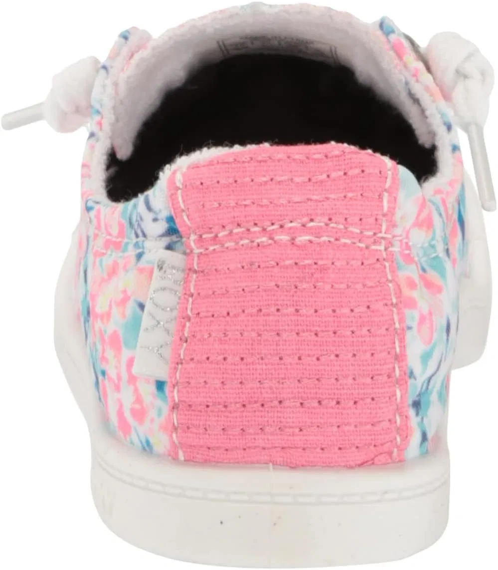 Детские кеды для девочек Roxy Rg Rory Slip on Sneaker, Blue/Pink Exc — фото 3