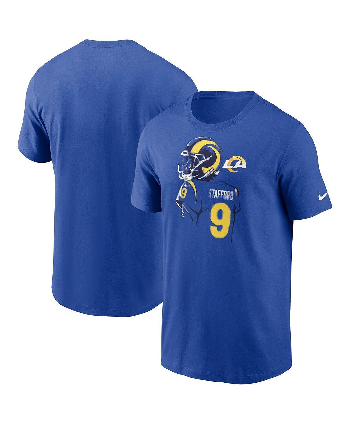 

Мужская футболка с рисунком matthew stafford royal los angeles rams player Nike