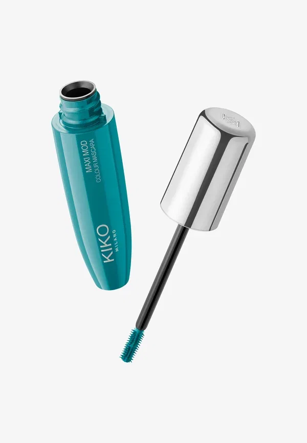 Тушь для ресниц Maxi mod colour - тушь для ресниц 12 мл Kiko Milano, цвет metallic green — фото 2