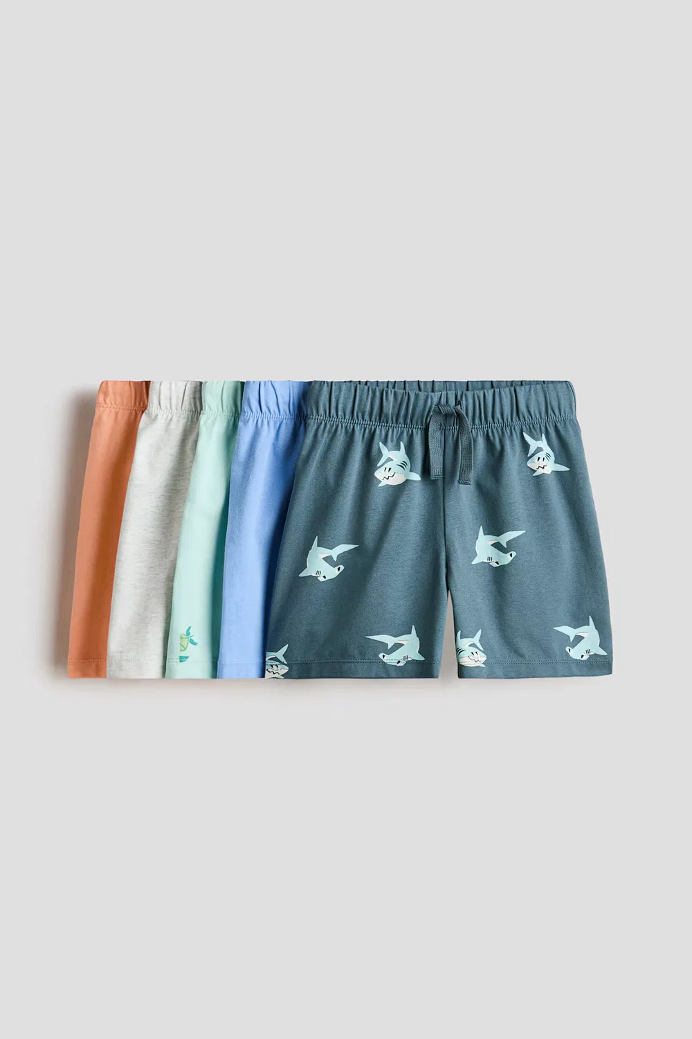 Набор из 5 шорт без застежек H&M, Blau/Meerestiere