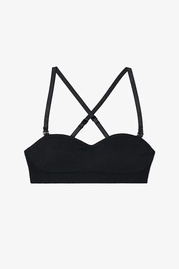 Детский бюстгальтер без бретелек с поролоном Penti, Black