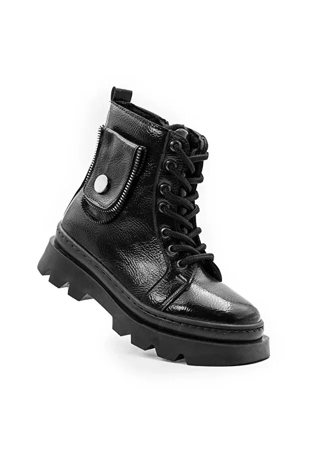 Детские ботинки для девочек с водоотталкивающим покрытием Bornay, Black 11