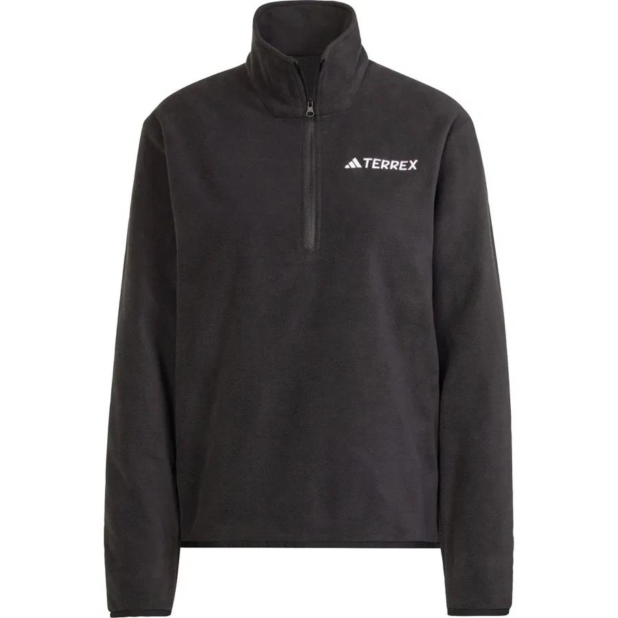 Флисовая куртка с полузастежкой-молнией TERREX JP0788 Multi Essentials adidas, Черный — фото 3