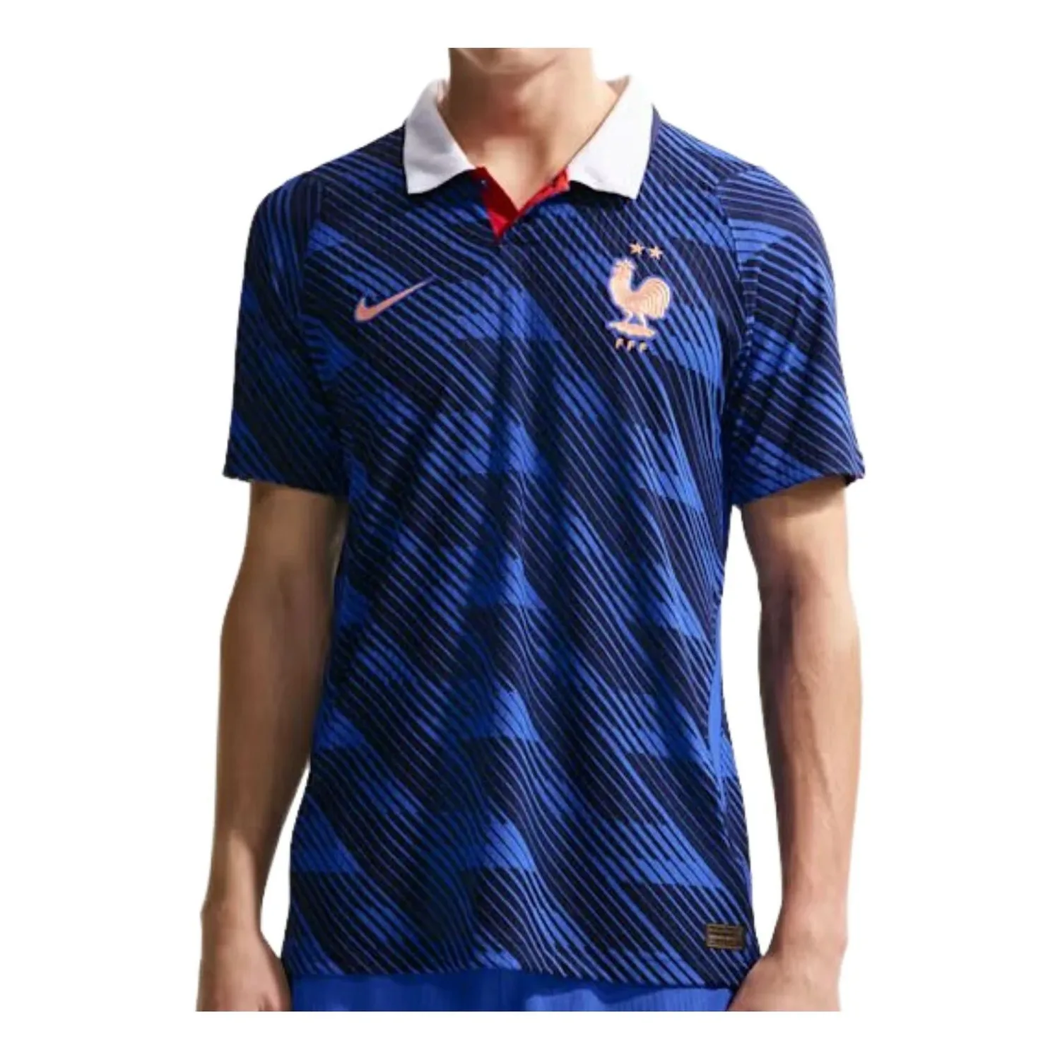 Домашняя футболка Nike FFF сезона 2026/27, аутентичная, цвет «Game Royal Blackened Blue White»