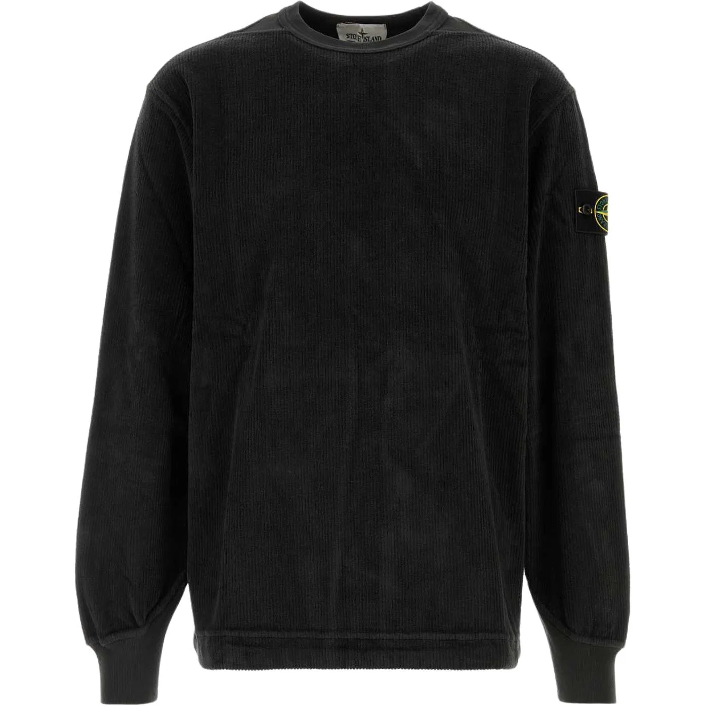 Мужской свитшот с круглым вырезом Charcoal Gray STONE ISLAND