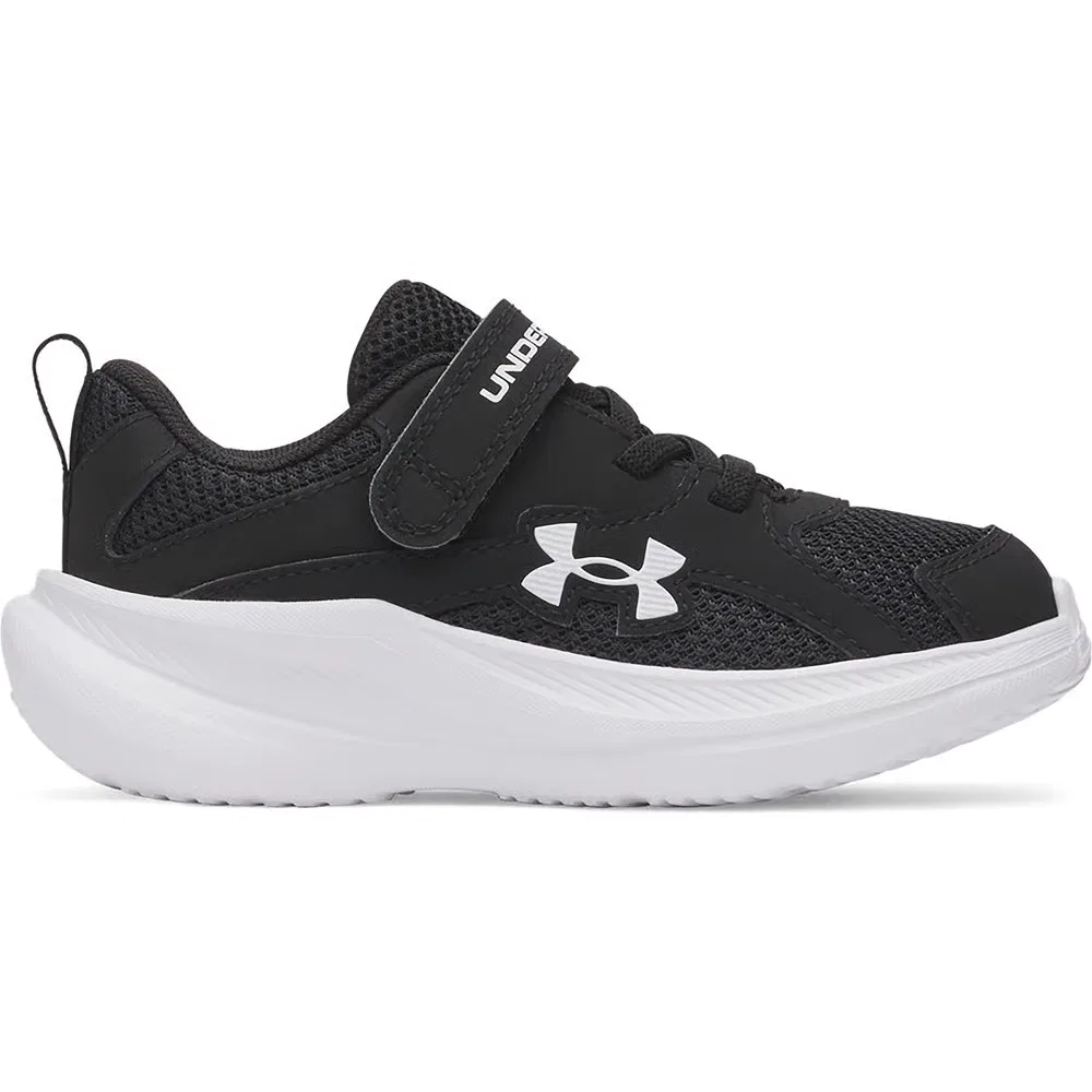 Детские кроссовки Charged+ Asset 11 AC для малышей Under Armour, Black/Black/White — фото 2