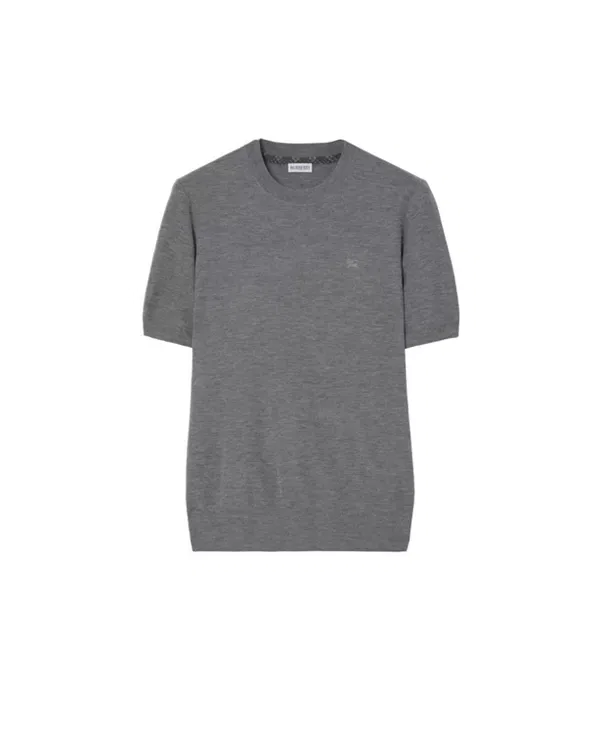 Мужской свитер из кашемира Equestrian Knight Design Burberry, Mid Grey Melange — фото 3