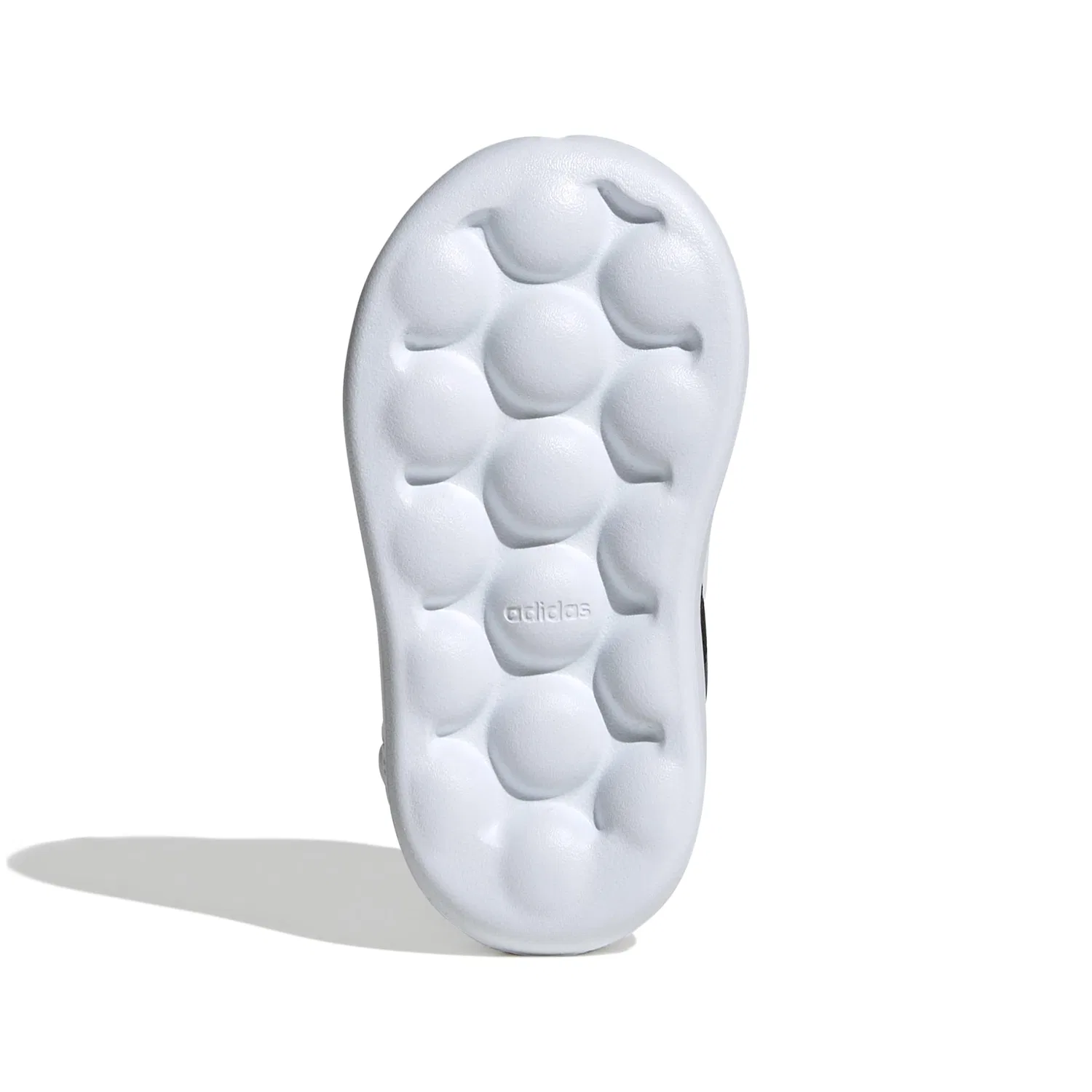 Детские кроссовки на липучках Grand Court 2.0 Adidas, White Black White — фото 3
