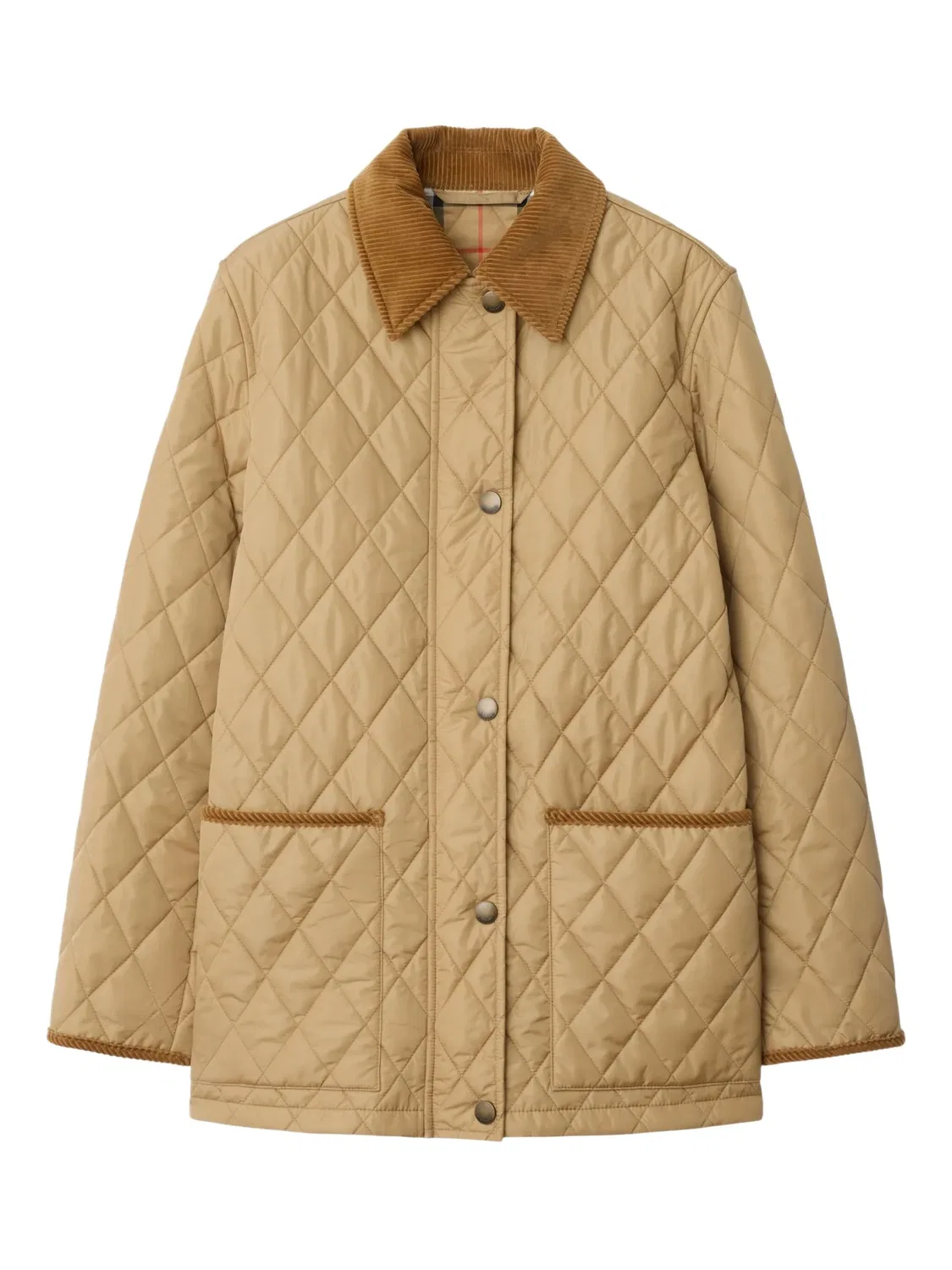 Пуховик Barn Jacket Burberry, нейтральный