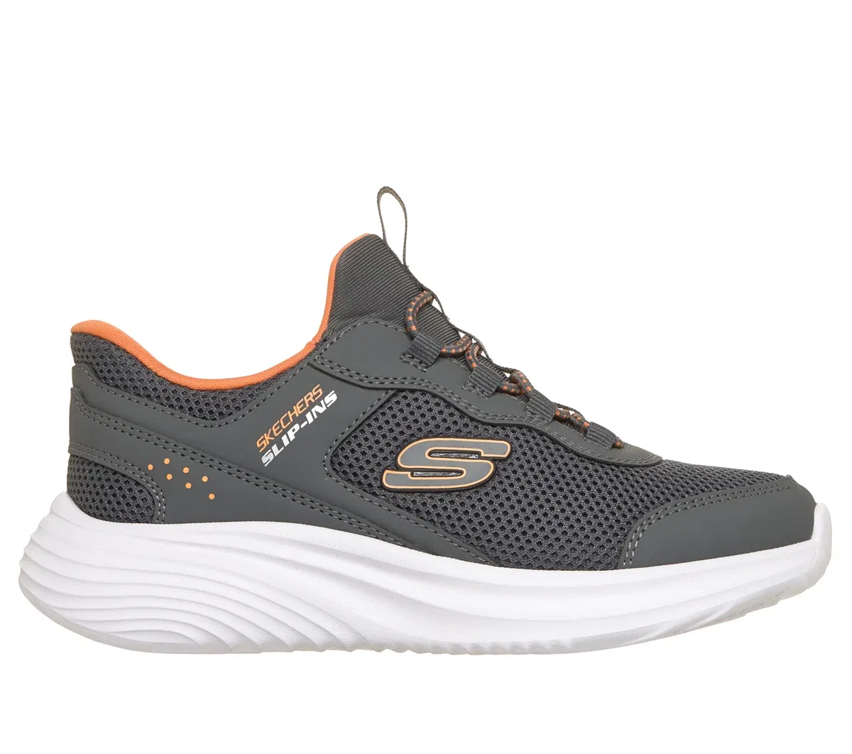 Детские слипоны Bounder Pro Skechers, угольный
