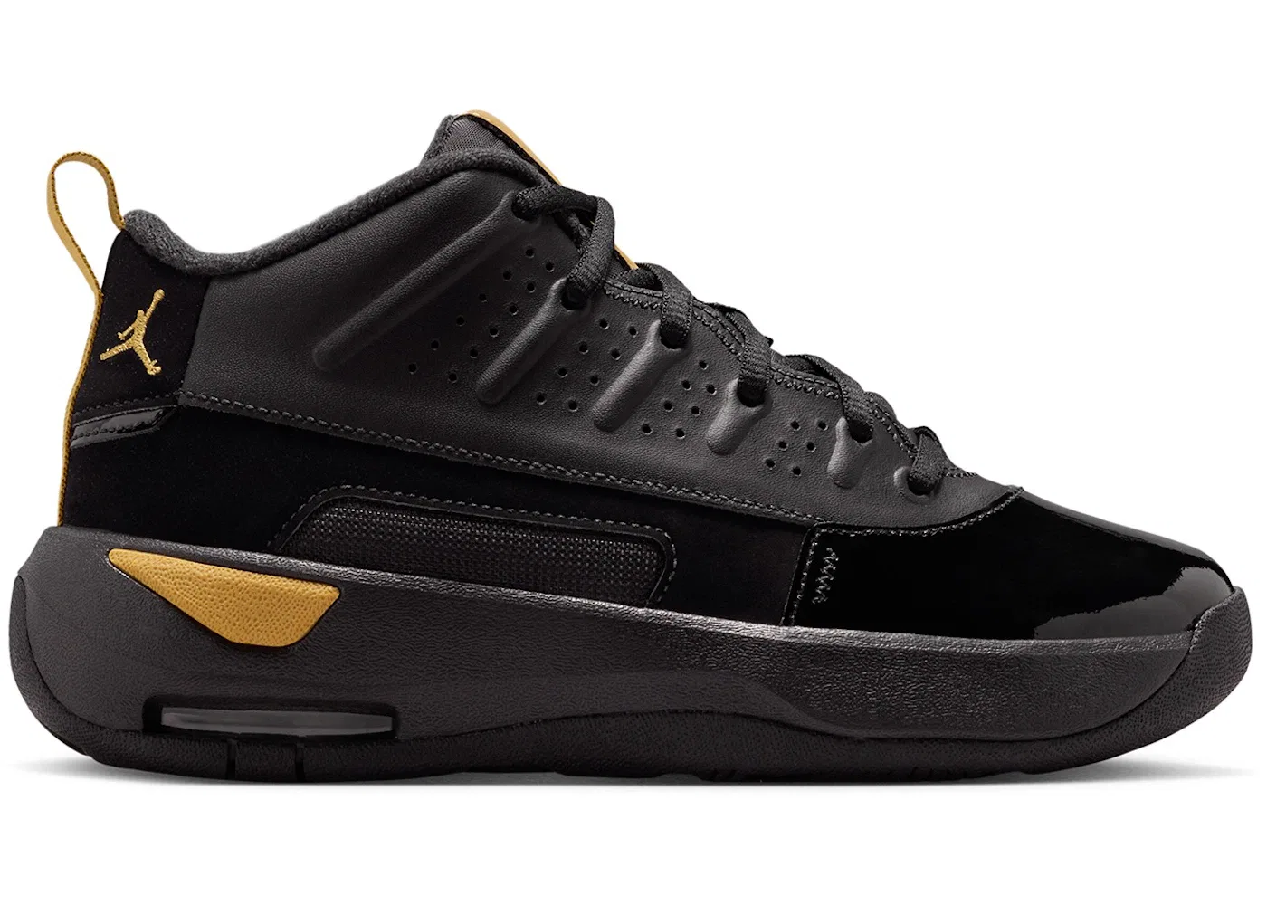 Детские кроссовки Lifestyle Jordan Max Aura 7, Black/Black/Metallic Gold