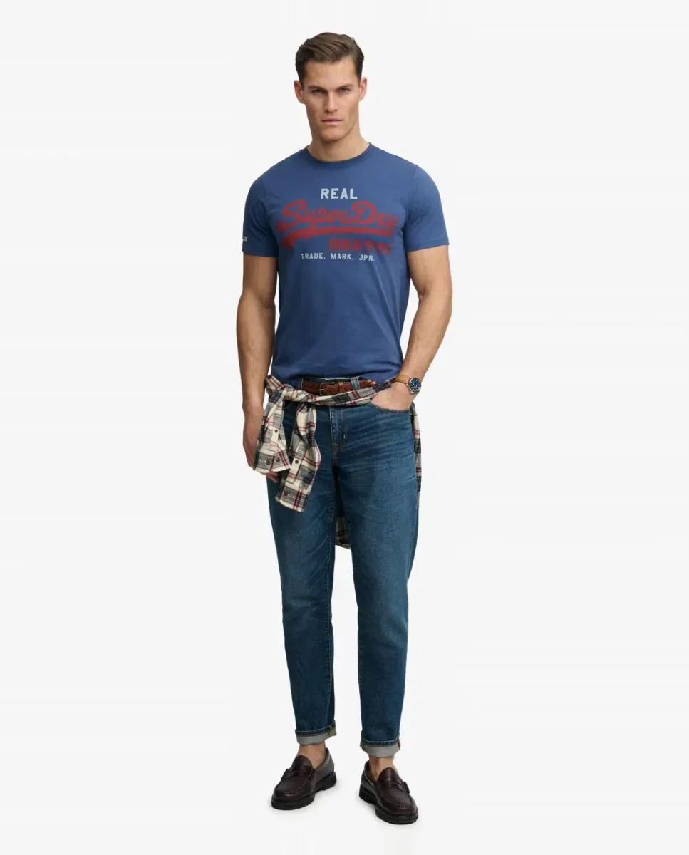 Мужская футболка с коротким рукавом Superdry, Azul