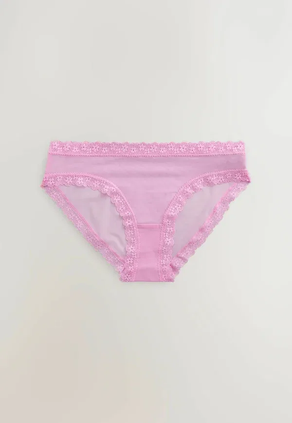 Трусы комплект 3 шт Body-hugging Next pink white, белый/розовый — фото 3