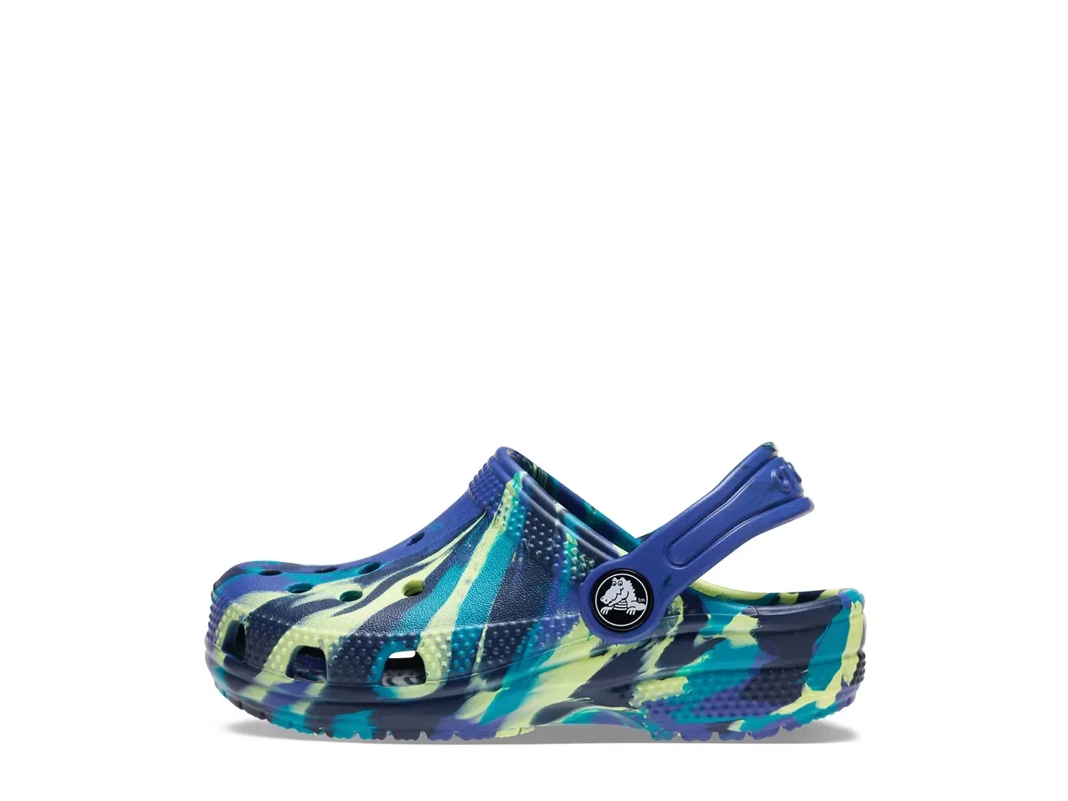 Сабо Classic Marbled для детей, Crocs, Navy — фото 2