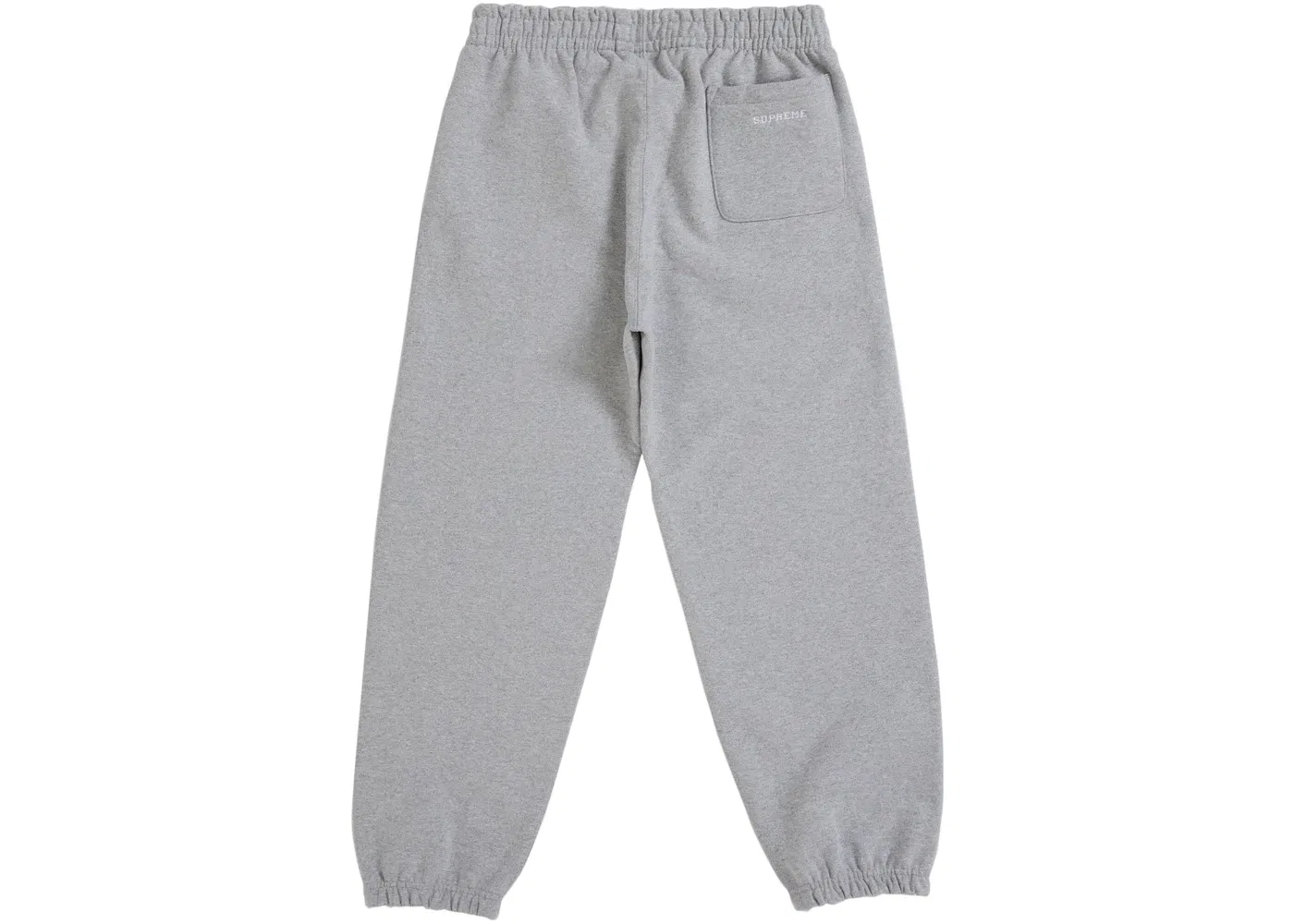 Мужские спортивные штаны с вышитым логотипом Supreme S Logo Sweatpant FW25, Heather Grey — фото 2