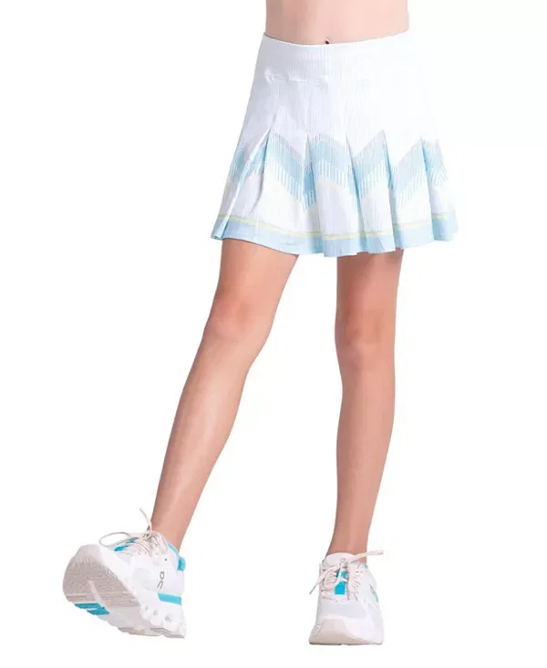 Детская юбка для девочек с принтом SKIPper Skirt Lucky In Love, белый — фото 4