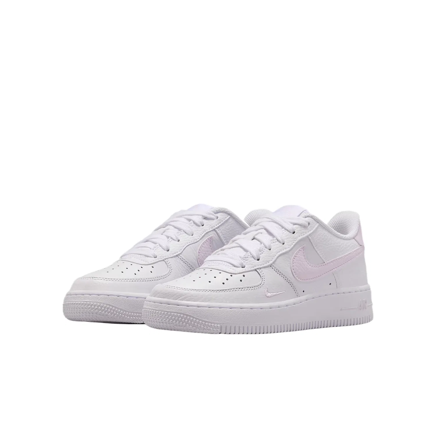Детские кроссовки для скейтбординга Nike Air Force 1 Lv8, Цвет White Light Purple — фото 4