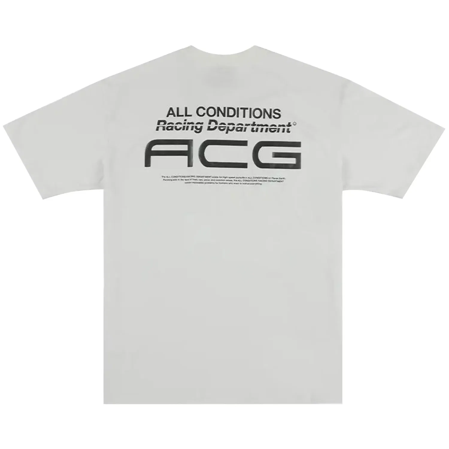 Футболка свободная Nike ACG Dri-Fit All Conditions Racing Department, Summit White — фото 2