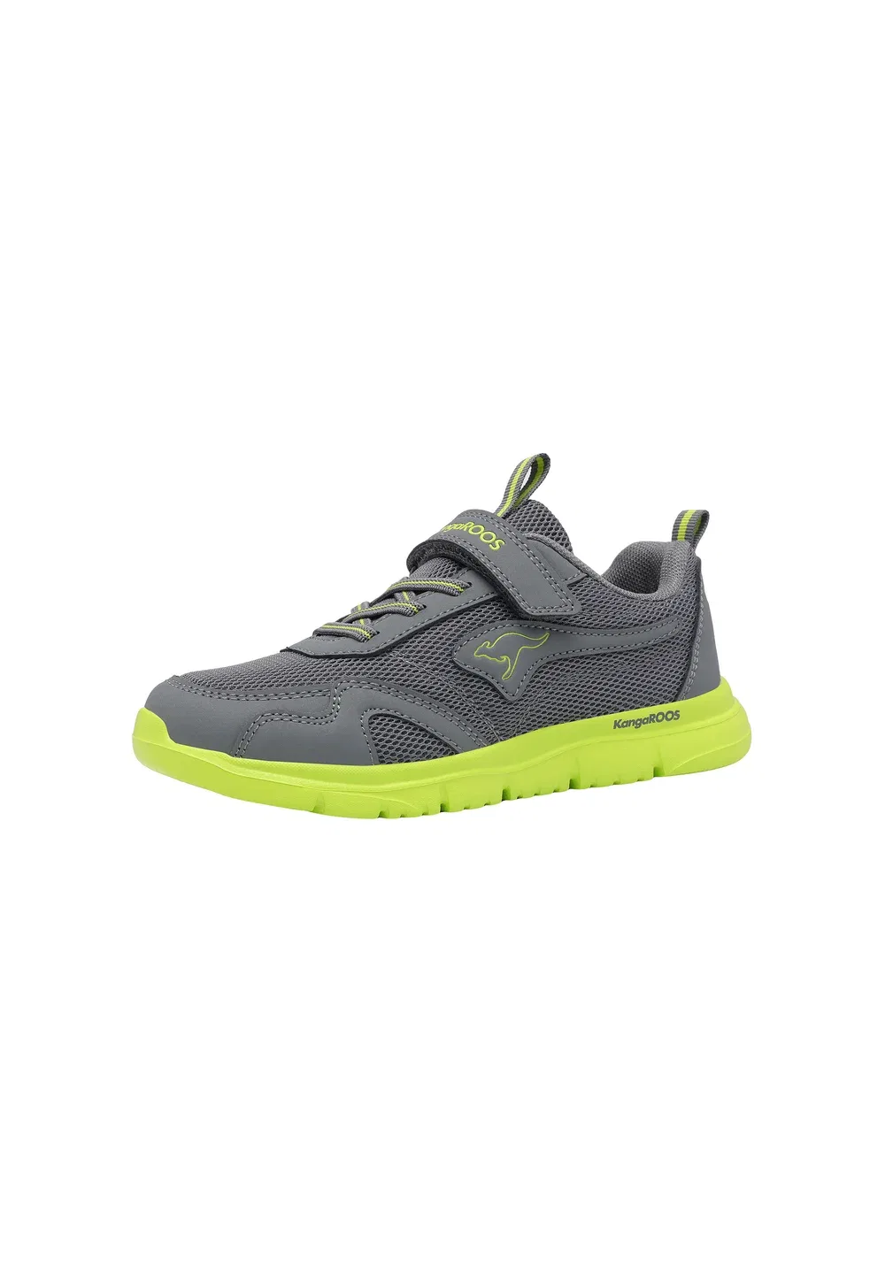 Kinder k-etk rooz ev sneaker 10497 000 2557 grau unisex - trainers Kangaroos, Steel Grey Lime Oc — фото 2