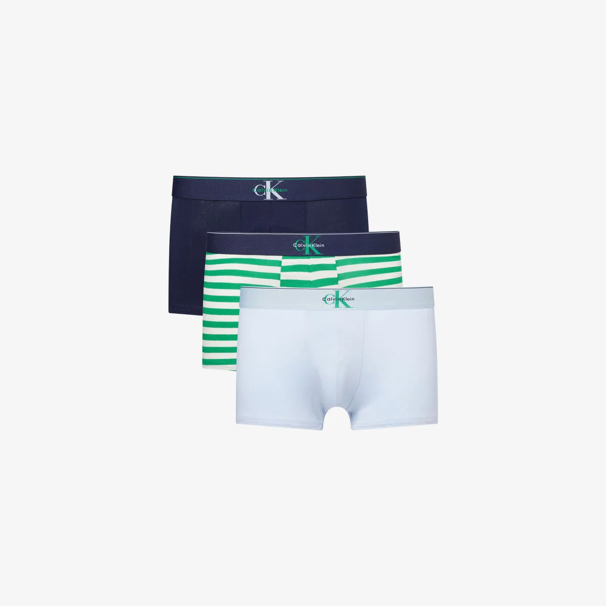 Комплект из трех трусов из эластичного хлопка с логотипом Archive Calvin Klein, мультиколор