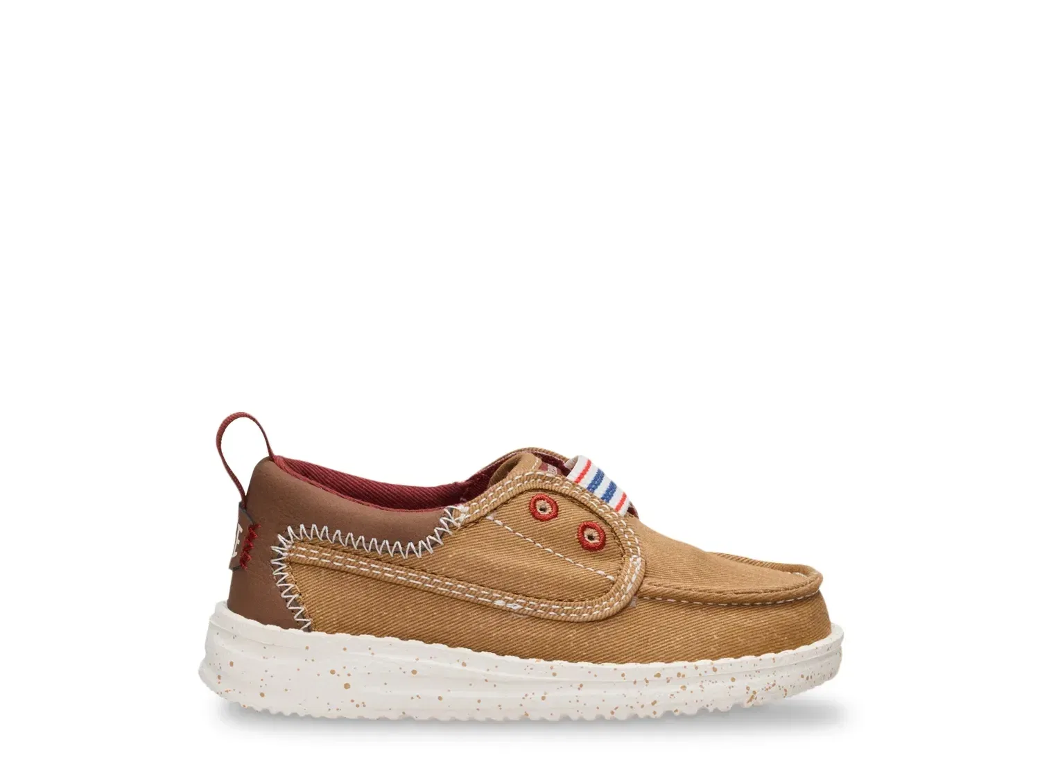 Slip-on Wally Cru Crafted Varsity, HEYDUDE, темно-коричневый — фото 2