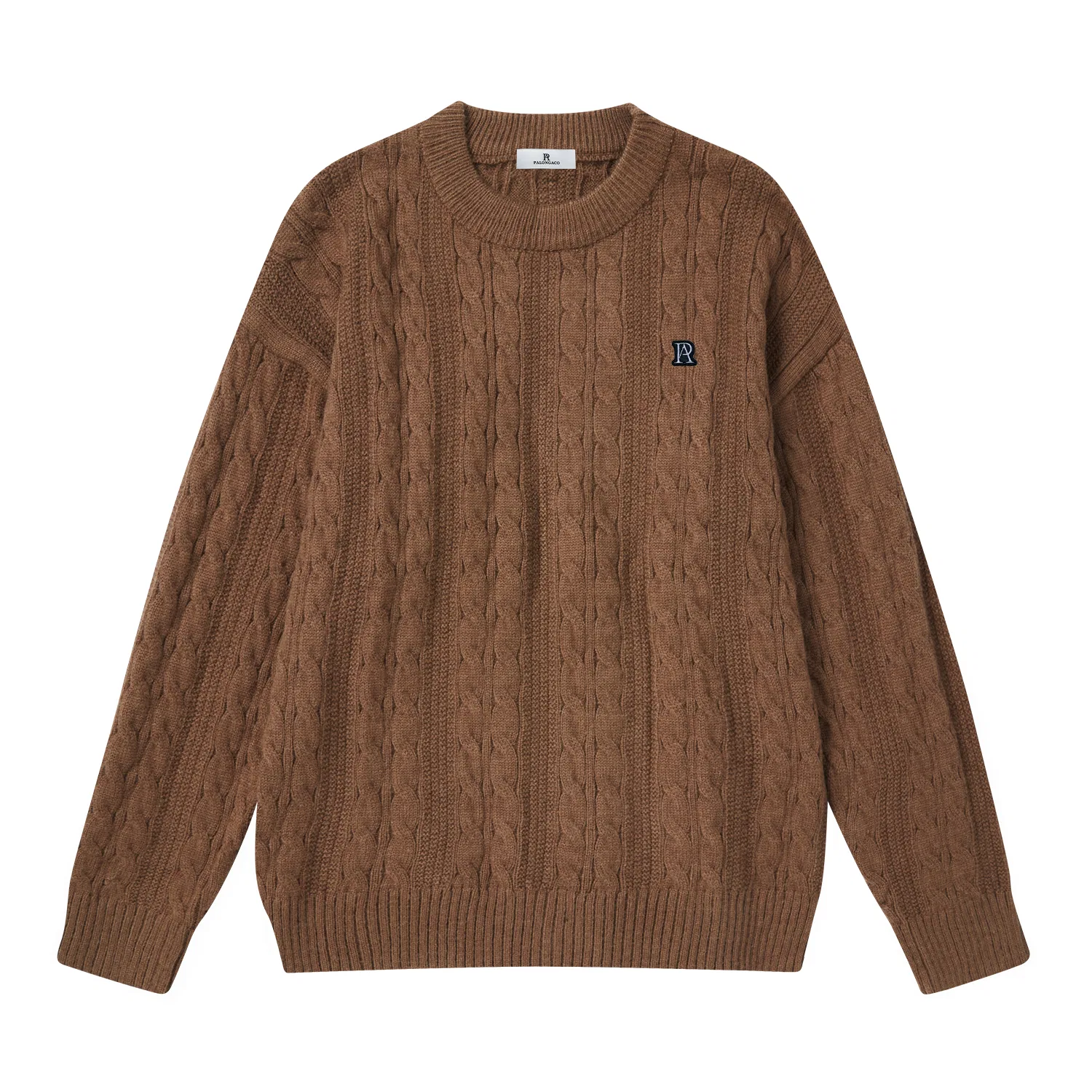 Детский свитер с круглым вырезом Unisex Crew Neck Moderate, PAL ONGACO, Brown